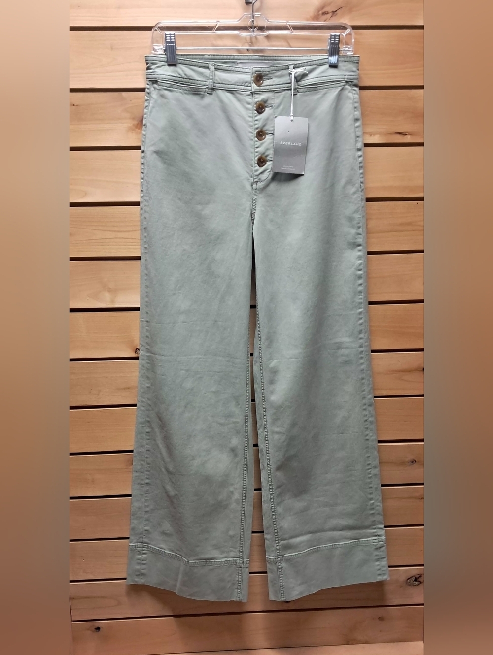 Everlane High-Rise Wide Leg Pants Size 6 NWT - Picture 2 of 4